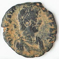 Arcadius as Augustus in Antioch Victory Crowns Emperor Ancient Roman Coin D536