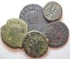 LOT !!! Constans, Constantius II, Gallienus, Victorinus, Arcadius Original !!!
