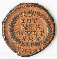 Emperor Constantius II as Augustus in Antioch VOT XX-XXX Ancient Roman Coin D534
