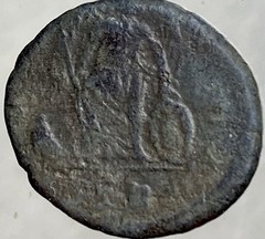 330AD Constantine Roma Ancient Roman Coin Victory Prow Constantinopolis Commem