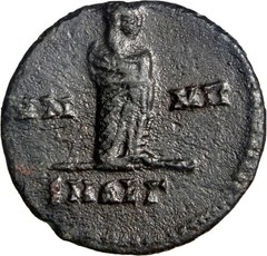 Divus Constantine I Roman Egypt Follis Alexandria VN-MR Veneration Memory VF+
