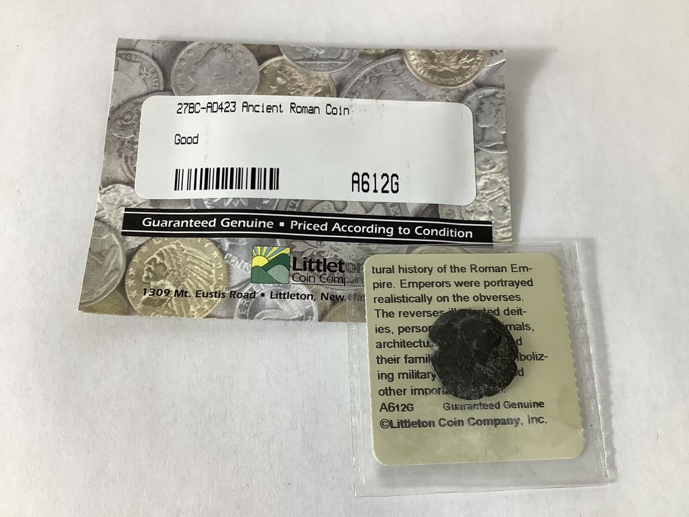 Ancient Roman Coin 27BC-AD423 from the Littleton Coin Company