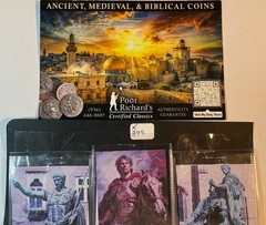 Ancient Classics! Alexander, Augustus, Constantine Set 323BC-338 AD X399