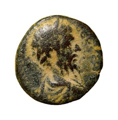 Judaea City Coinage. Petra. Septimius Severus. Æ 20 (9.52 g), 193AD Temple Coin