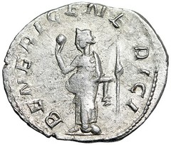Salonina (Wife of Gallienus) AR Antoninianus “BENERI [sic] GENETRICI Venus” Rare