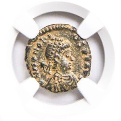 NGC XF Roman AE4 of Honorius AD393- 423 NGC Ancients Certified EXTREMELY FINE