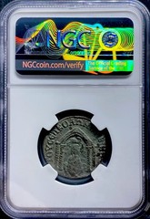 Roman Empress Otacilia Severa Coin 244-249AD NGC Graded Tyche Temple