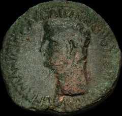 Germanicus. Died AD 19. Æ As . Rome. Struck under Gaius Caligula AD 37-38