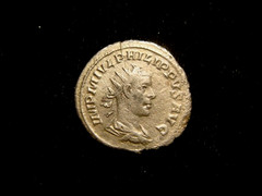 PHILIP 1st. 244-249. ANTONINIANUS. Antioch. Felicitas. Uncleaned.