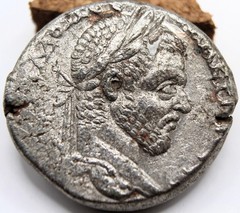 Roman Provincial | Macrinus | AR Tetradrachm | Emesa, Syria | Shamash | RARE