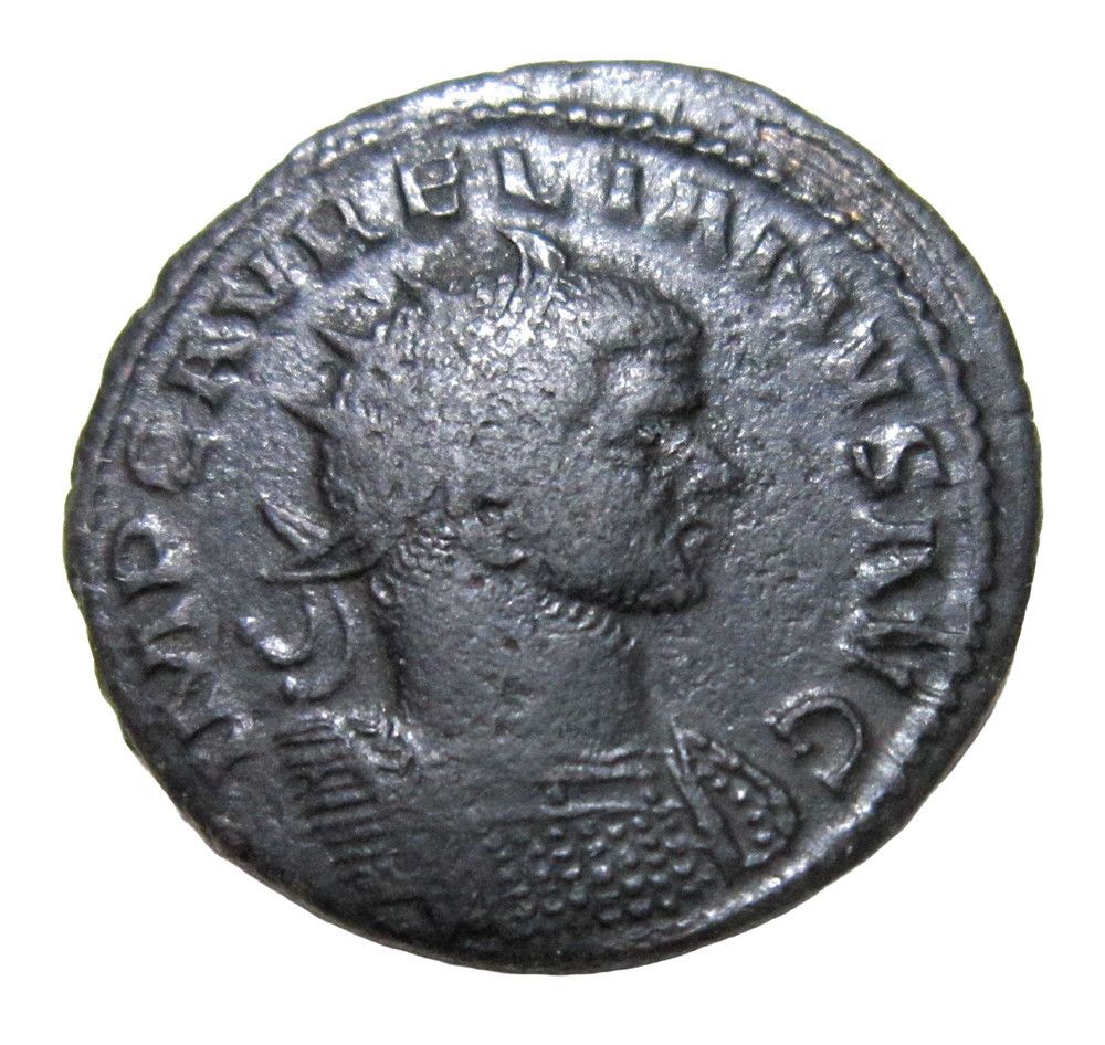 AURELIAN. AE ANTONINIANUS, 270-275 AD. ANTIOCH. VICTORY AND AURELIAN REVERSE.