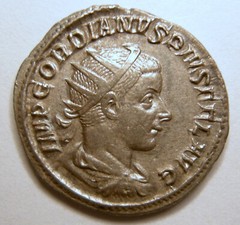 Gordian III Ant “Venus type two” Antoninianus “Virtus Standing Left AD 238-244