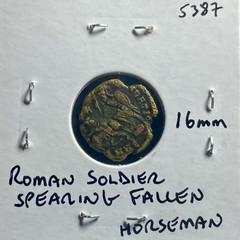Ancient Roman Coin Battle Scene 351-354AD Emperor Constantius II Fel Temp Repara