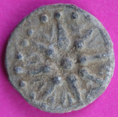 ORIGINAL Desert Patina Big Widows Mite Herods Hoard Holy Land Artifact COA A158
