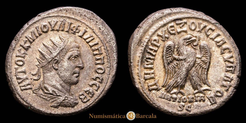 Filipo I Tetradracma (12,67g) 244-249 d.C. Antioquía GIC3597UNA EBC-