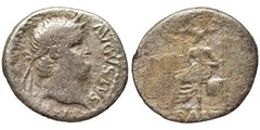 Roman Silver Denarius – Rome 54-68 AD – Nero