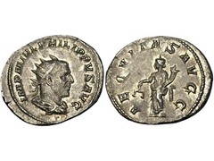 Philip I, beautiful Antoninian, Rome, 246 AD. [ROM_4034]