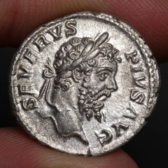 Emperor Septimius Severus Denarius Choice XF 209AD Salus Ancient Rome Coin