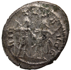 Roman Imperial | Gallienus | AR Antoninianus | Samosata | 255-256 | VIRTVS AVGG