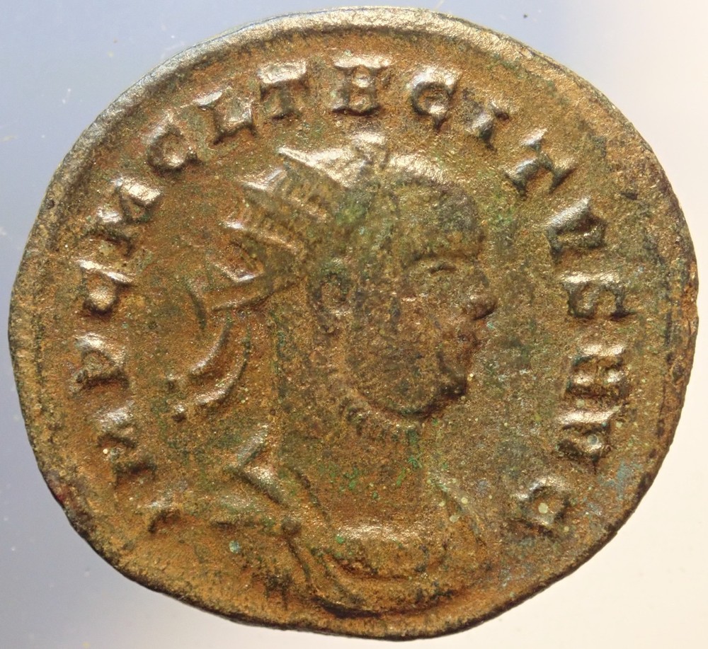RARE !!! Tacitus Cyzicus, 276 AD, SPES PVBLICA Original !!! Authentic !!!