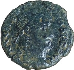 Ancient Roman Coin Emperor Constans 347-348 AD 1700 Years Old Wreath Reverse