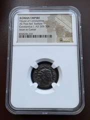 NGC Radiate of Constantius I AD305-306 Roman