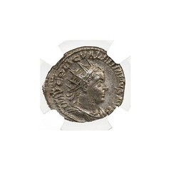 Collectible Roman Silver Antoninianus of Valerian I (AD 253-260) – NGC CH-XF