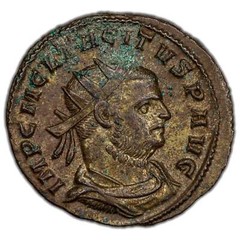 Ancient Rome AD 275-6 Tacticus Antoninianus Coin RIC #186 Var. 3.61g