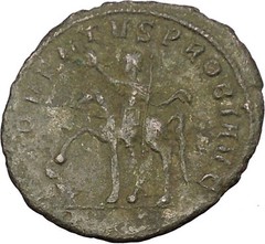 PROBUS on horse 277AD RARE Authentic Ancient Roman Coin i39092
