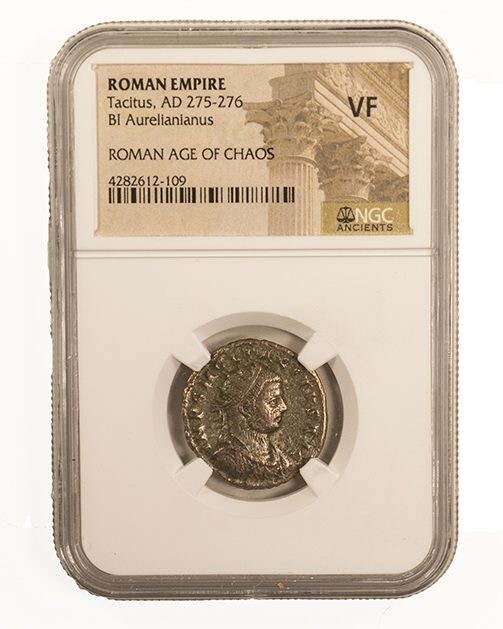 NGC ( VF ) Tacitus Aurelianianus / Antoninianus NGC Ancients Certified AD275-276