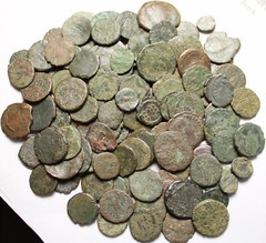 1 Original ancient Roman coin Random from the pile pictured Free shipping