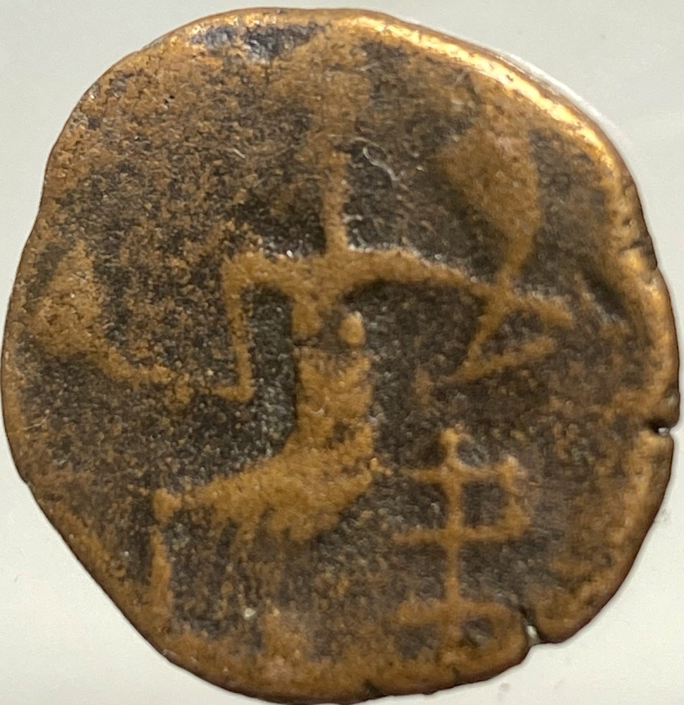 42BC-1BC Roman Province of Baetica Irippo Augustus Reign Female Seated Rare Coin