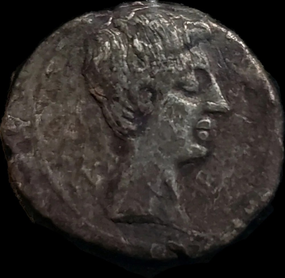 Augustus 27BC-14AD MASICYTUS-LYCIA AR DRACHM. 2.9 grams 20mm .Two KITHARAS