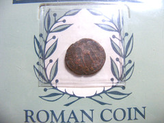 ANCIENT ROMAN COIN 240 AD – 410AD WITH COA f