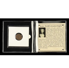 Rome: World’s Greatest Empire. AD 240-410 – Ancient Bronze Coin With Album