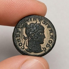 FOLLIS ROMAN EMPIRE CONSTANTINE II 320-321 AD BRONZE SISCIA MINT