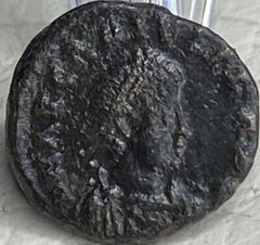 Roman Coin Ancient Emperor Arcadius 392-395 AD One Victory Genuine