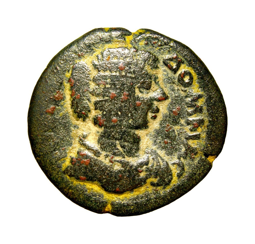 VERY RARE Biblical Coin Julia Domna Æ27 of Rabbathmoba, Arabia. AD 193-217