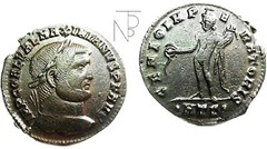 Ancient Imperial Rome (Galerio Maximiano) Follis-HERACLEA