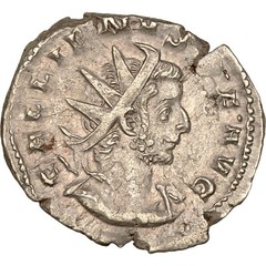 258 – 259 A.D Roman Empire Gallienus Antoninianus Coin Silver (KA84-)