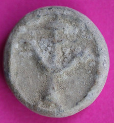 ORIGINAL Desert Patina Small Widows Mite Herod Hoard Holy Land Artifact COA A62