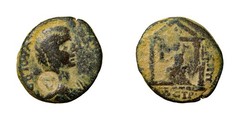 Decapolis. Petra. Julia Domna. Augusta, AD 193-217. Æ Legionary Countermark