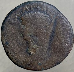 Emperor Claudius I 41AD-50AD Ancient Rare Roman Coin 2000 Years Old Circulated