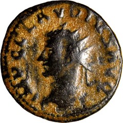 Claudius II Gothicus, 268-270. Antoninianus Antioch SALVS God Ancient Coin