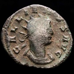 *Lucernae* Gallienus antoninianus PAX AVGVSTI – S Milan 253-268