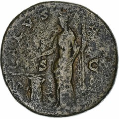 [#1270528] Antoninus Pius, Sestertius, 140-144, Rome, Bronze, VF, RIC:635, a