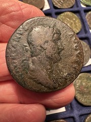 HADRIAN – Sestertius ￼118-138, Galley