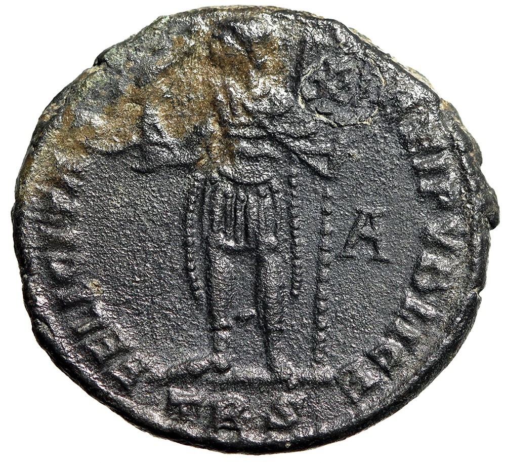 Magnentius Centenionalis “Emperor Holding Labarum” Trier Extremely Fine