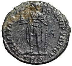 Magnentius Centenionalis “Emperor Holding Labarum” Trier Extremely Fine