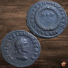 BEAUTIFUL Licinius II Follis coin (317-324) Thessalonica VOT V #t180